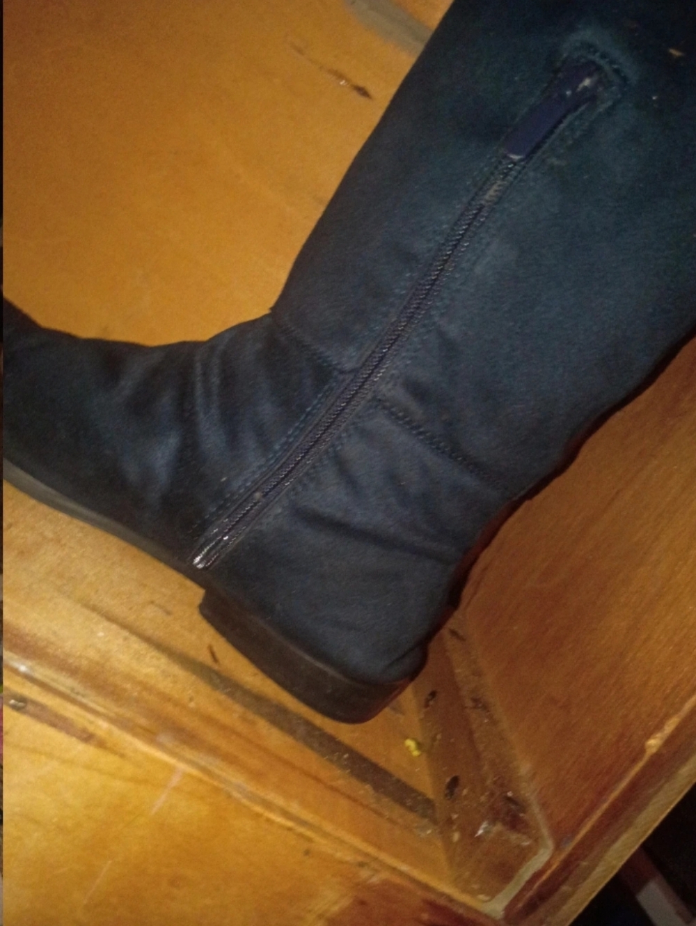 Posh Over-the-Knee Navy Blue Women’s Boots